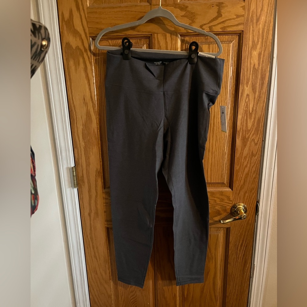 NWT Old Navy XXL Go Dry high rise leggings gray grey